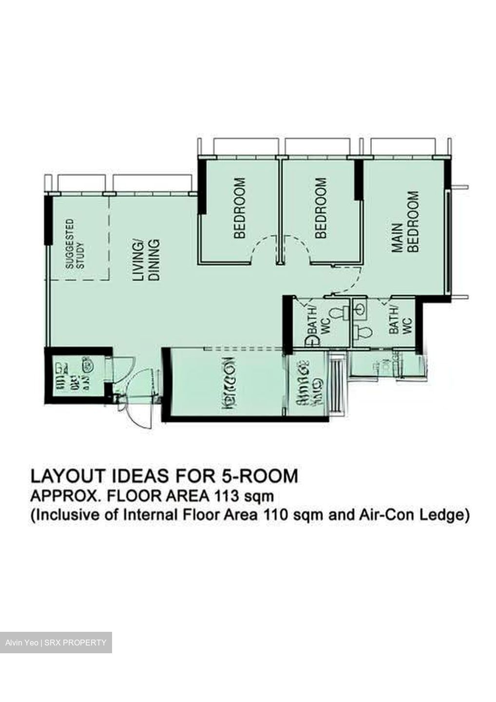 Blk 109A Alkaff Oasis (Toa Payoh), HDB 5 Rooms #607578361